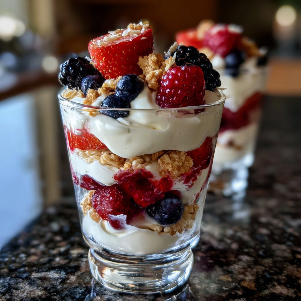 Berry Yogurt Breakfast Parfaits