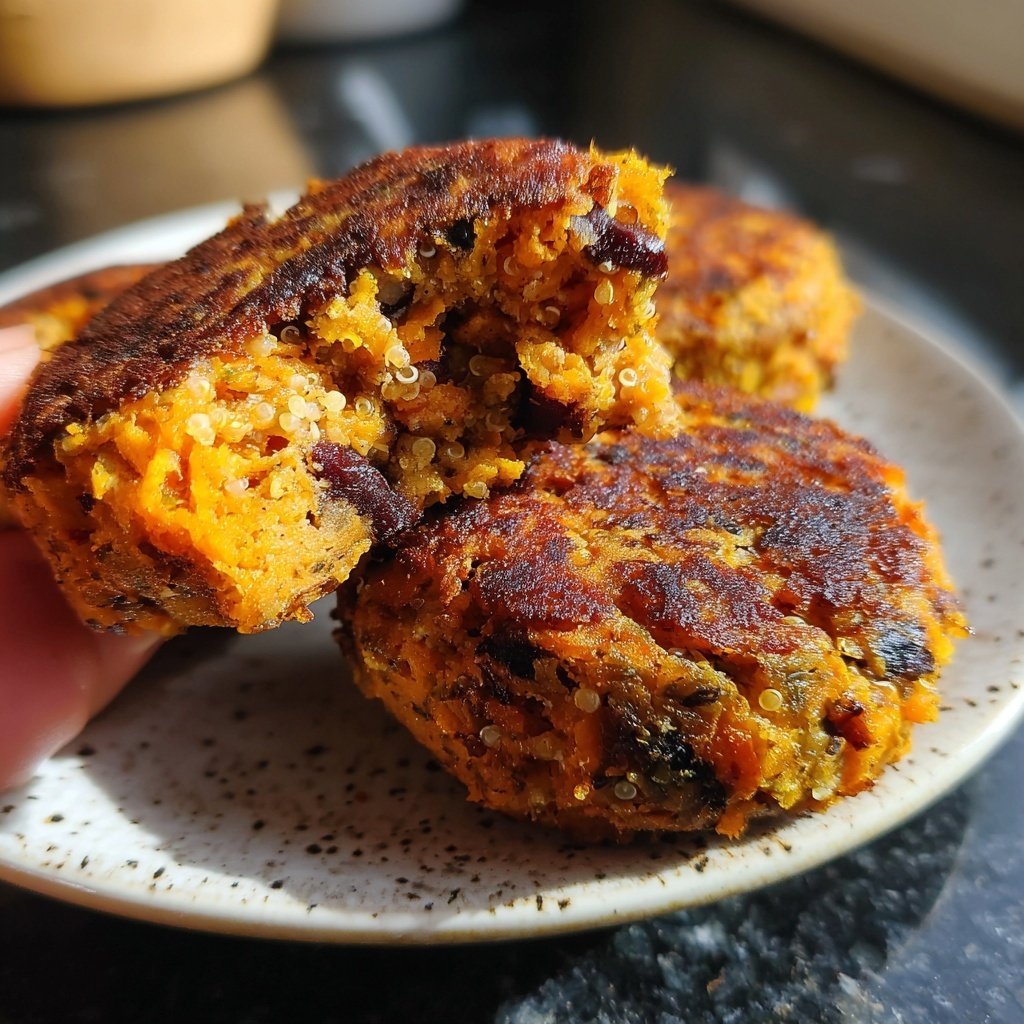 Baked Sweet Potato Veggie Patties
