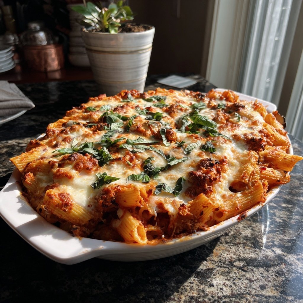 Baked Ziti With Ricotta