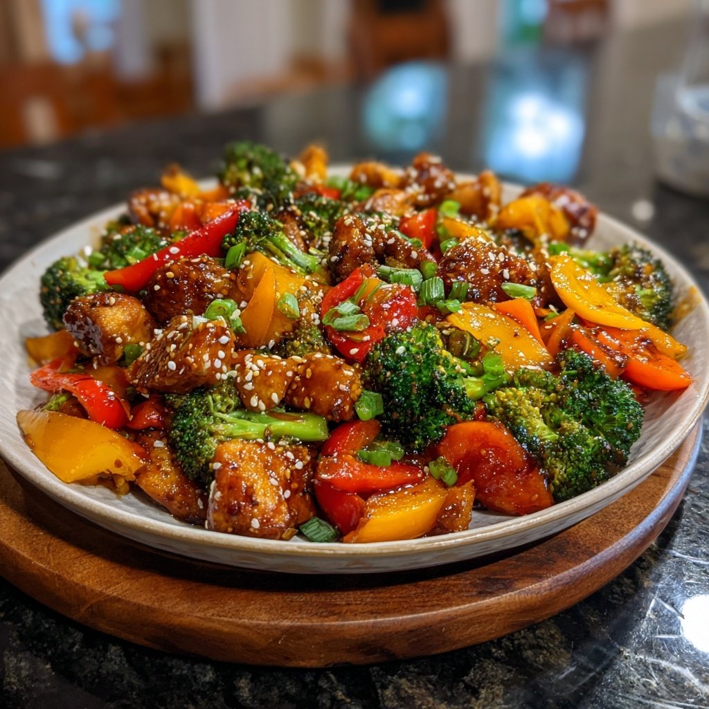 Honey Soy Chicken And Vegetable Stir Fry