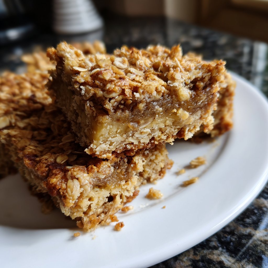 Banana Oat Yogurt Squares