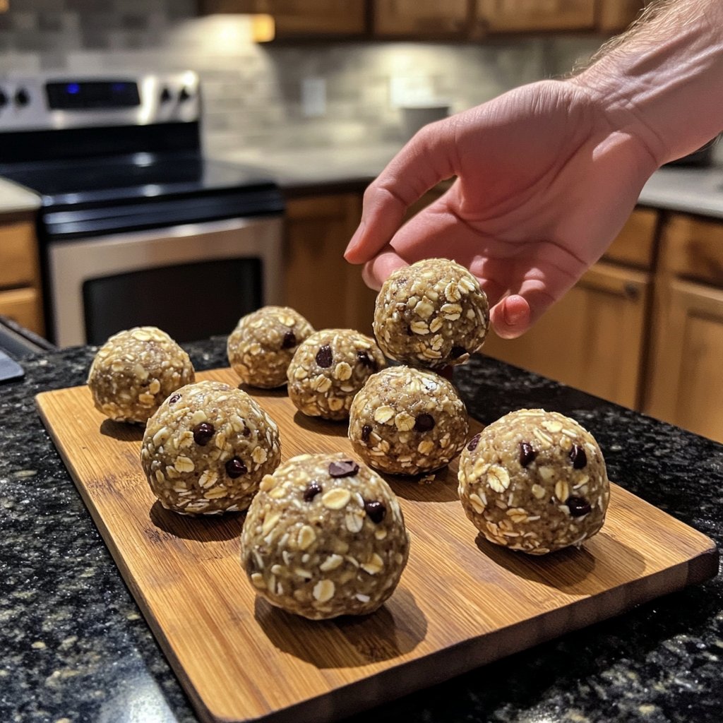 Protein Balls with Almond Milk