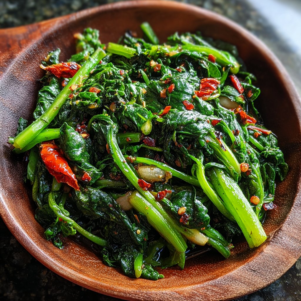 Jamaican Garlic Greens