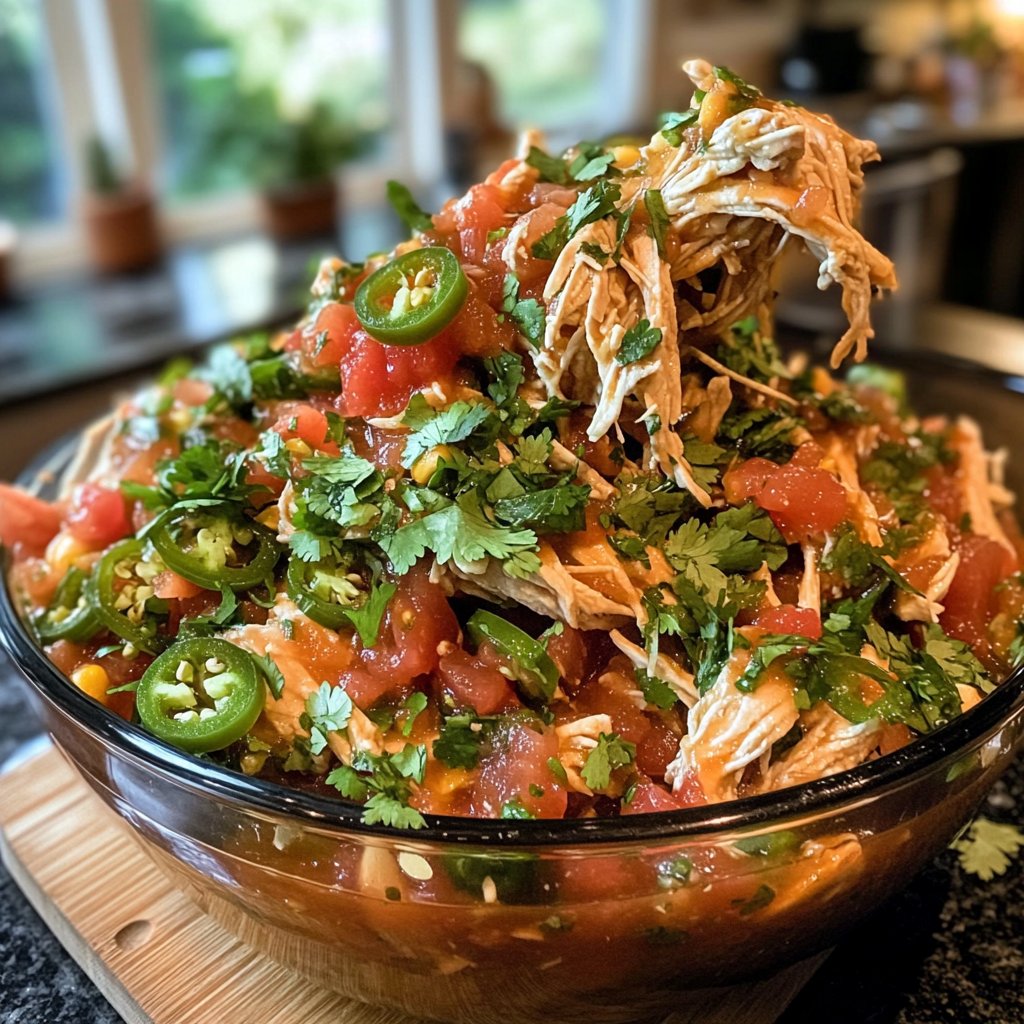 Set-It-and-Forget-It Slow Cooker Salsa Chicken