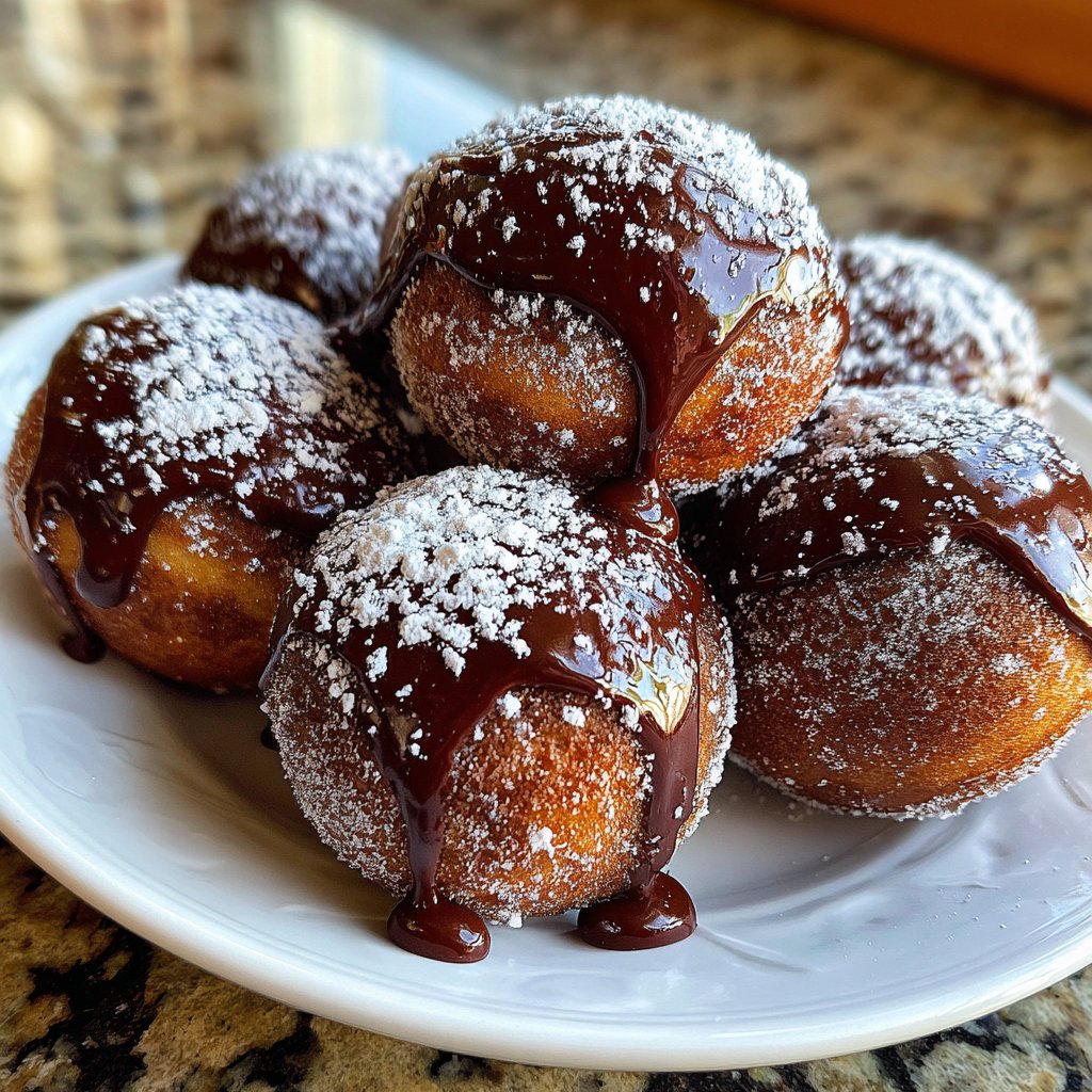 Super Bowl Desserts Chocolate Donut Holes
