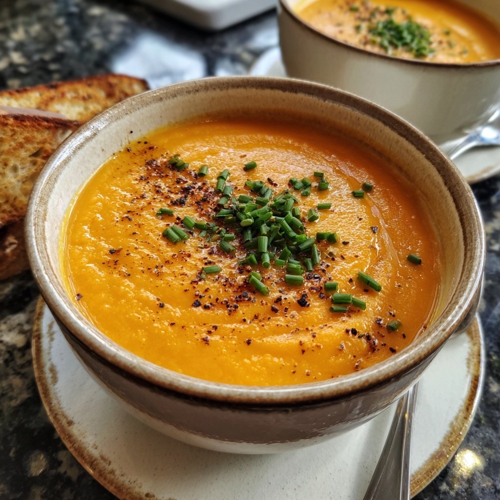 Creamy Carrot Ginger Soup