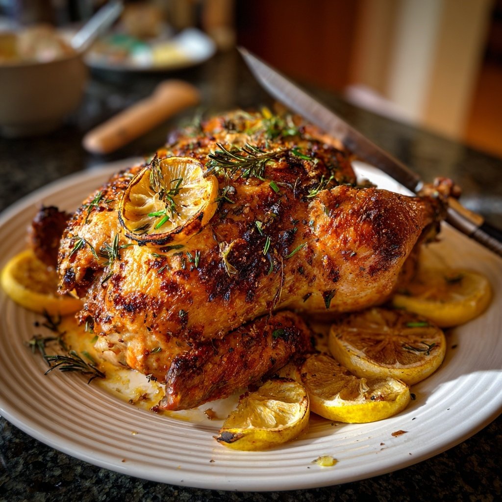 Seasonal & Festive Holiday Roast Chicken