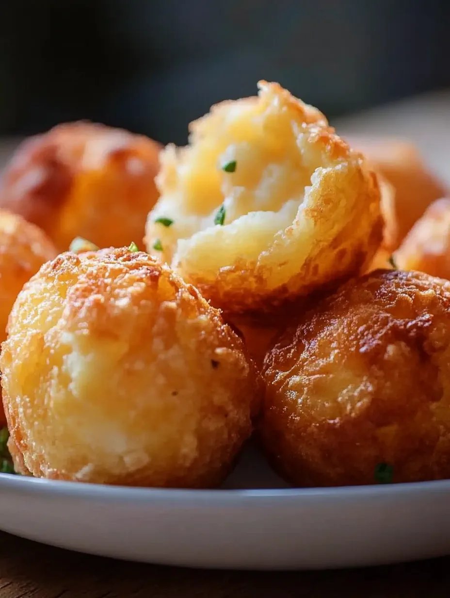 Crispy Mashed Potato Cheese Puffs