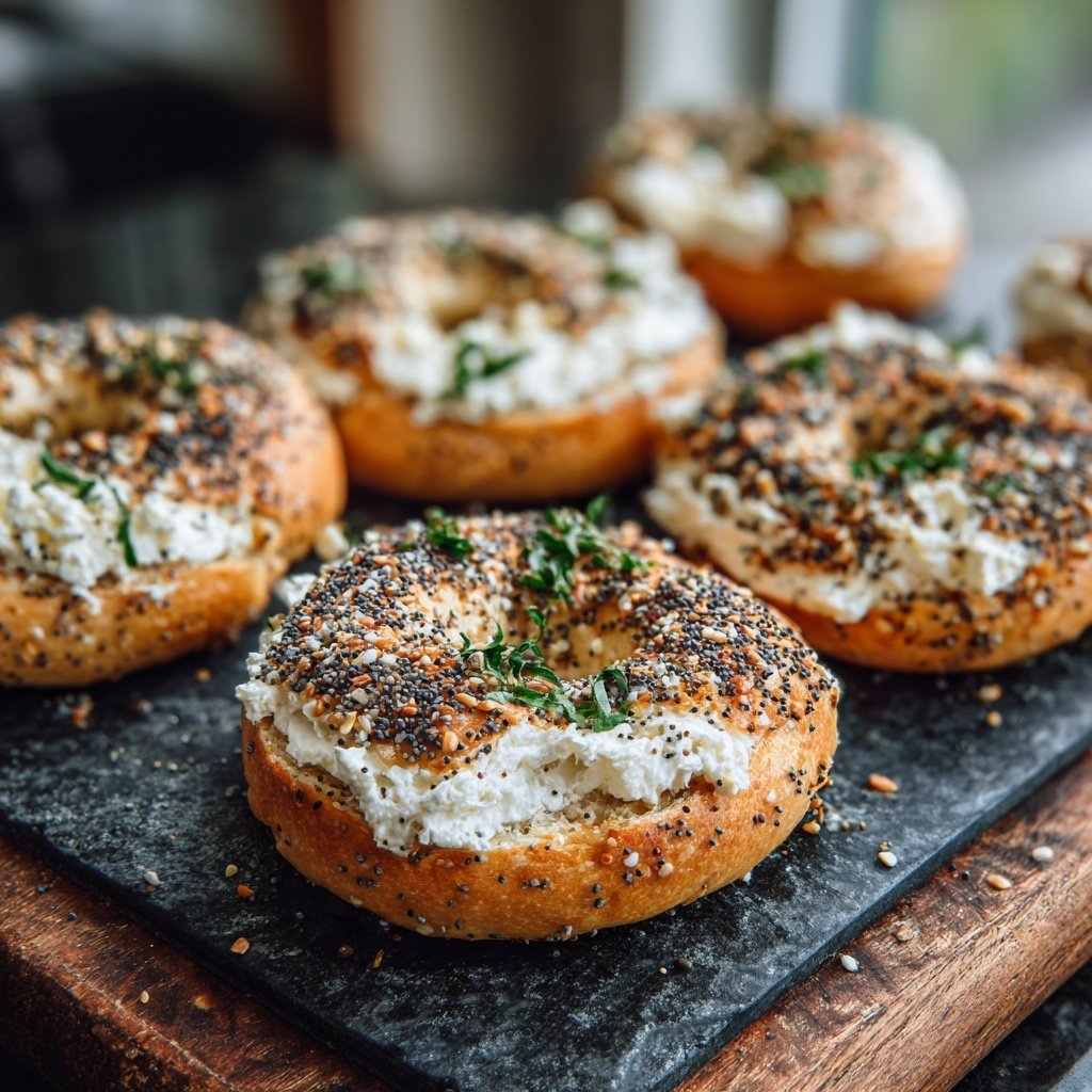 Protein Bagels With Poppy Seeds